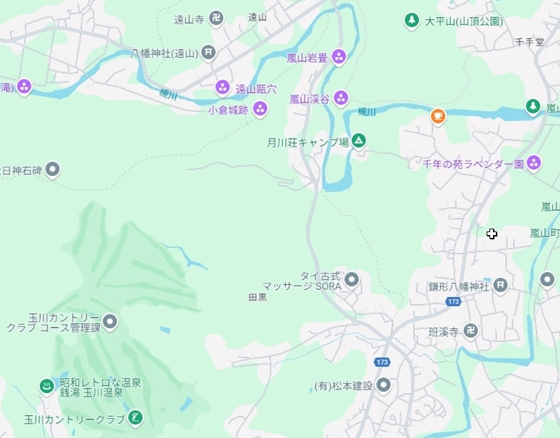 玉川温泉の地図2