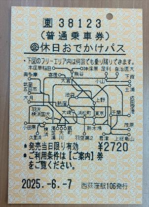 休日おでかけパス