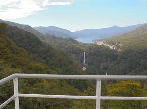 明智平展望台
