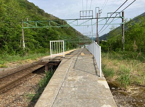 上りホーム